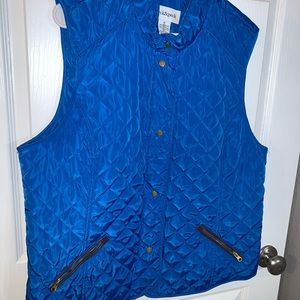 Royal Blue Quilted Vest